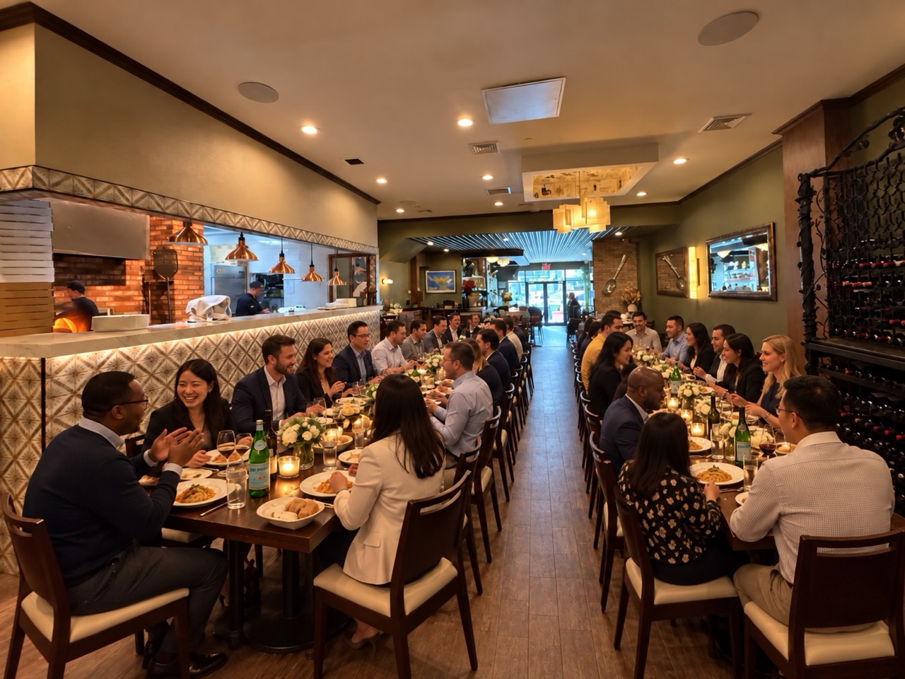 Main Room IL Punto Ristorante FL corporate event dinner
